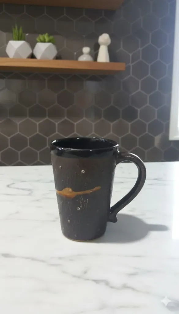 Dark Glaze  Ceramic Coffee Mug