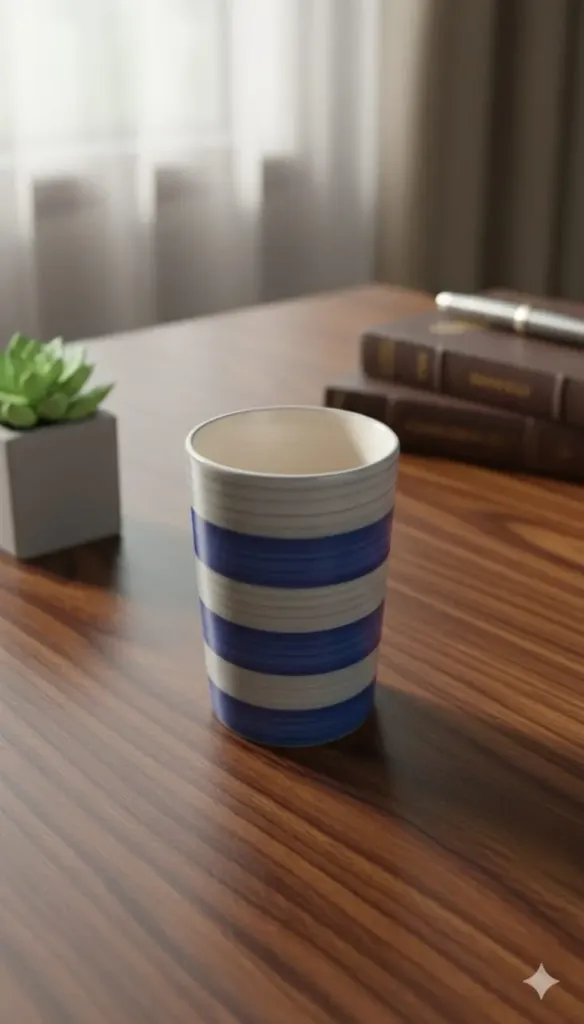 STRIPED DESIGN CERAMIC GLASS