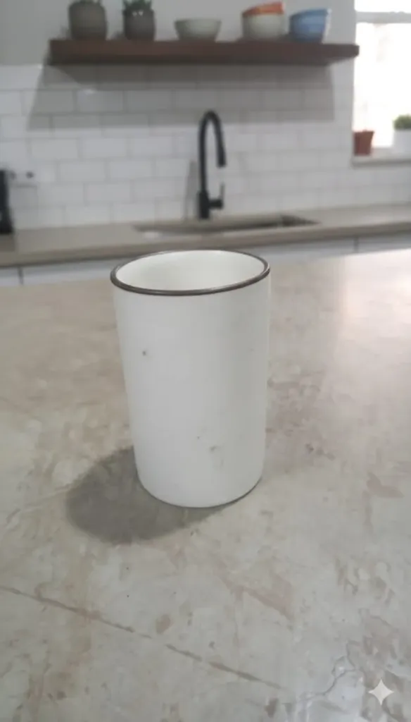WHITE CERAMIC GLASS